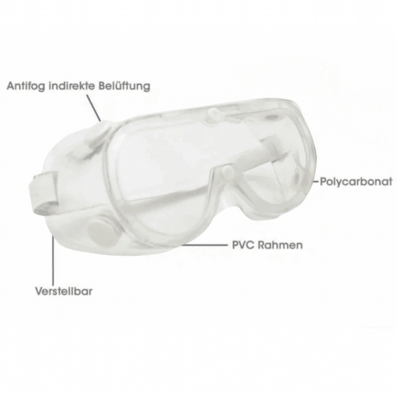 Qualitäts Vollsicht-Schutzbrille