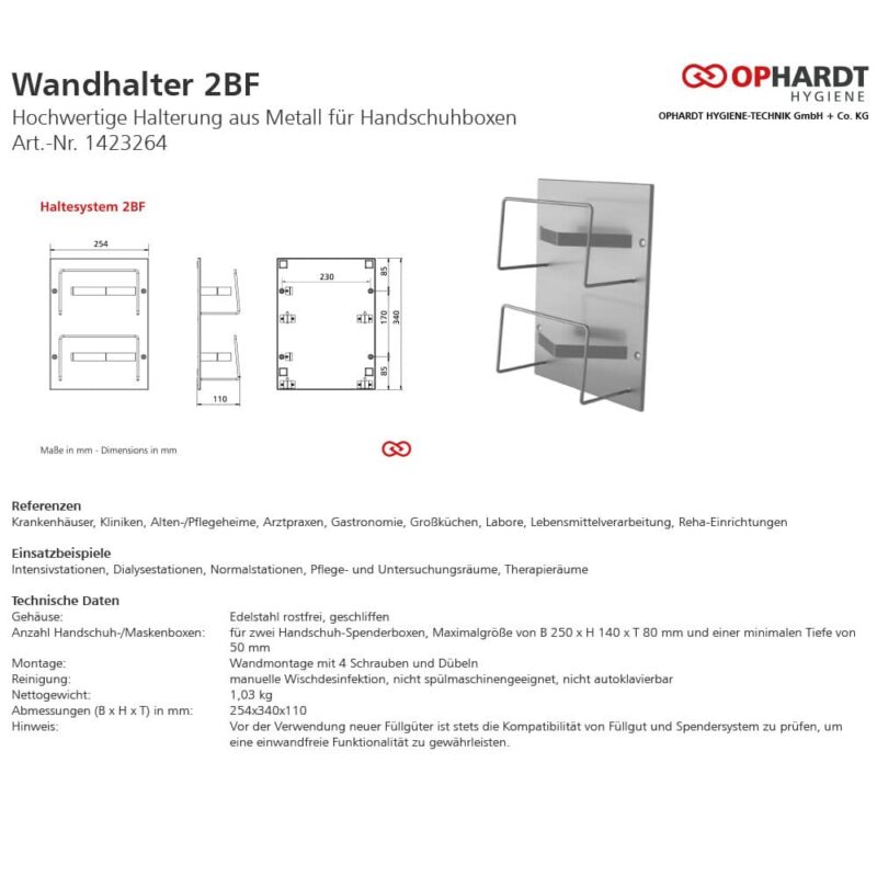 Hochwertige Wand-Halterung aus Metall