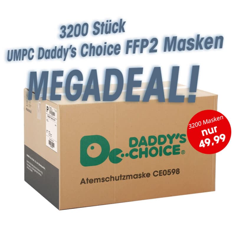 KOMBIDEALS Megadeal Verpackung mit 3200 UMPC Daddy’s Choice Purism