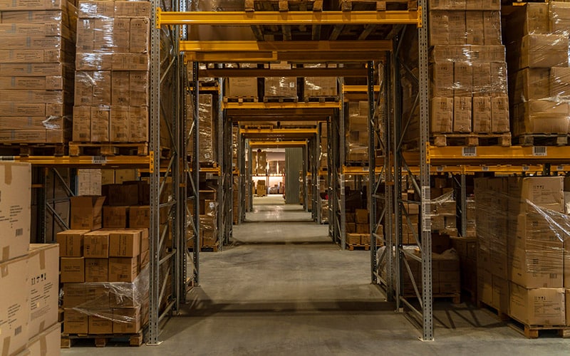 Temperaturgeregelte Lagerung für verderbliche Waren: Klimatisiertes Lager