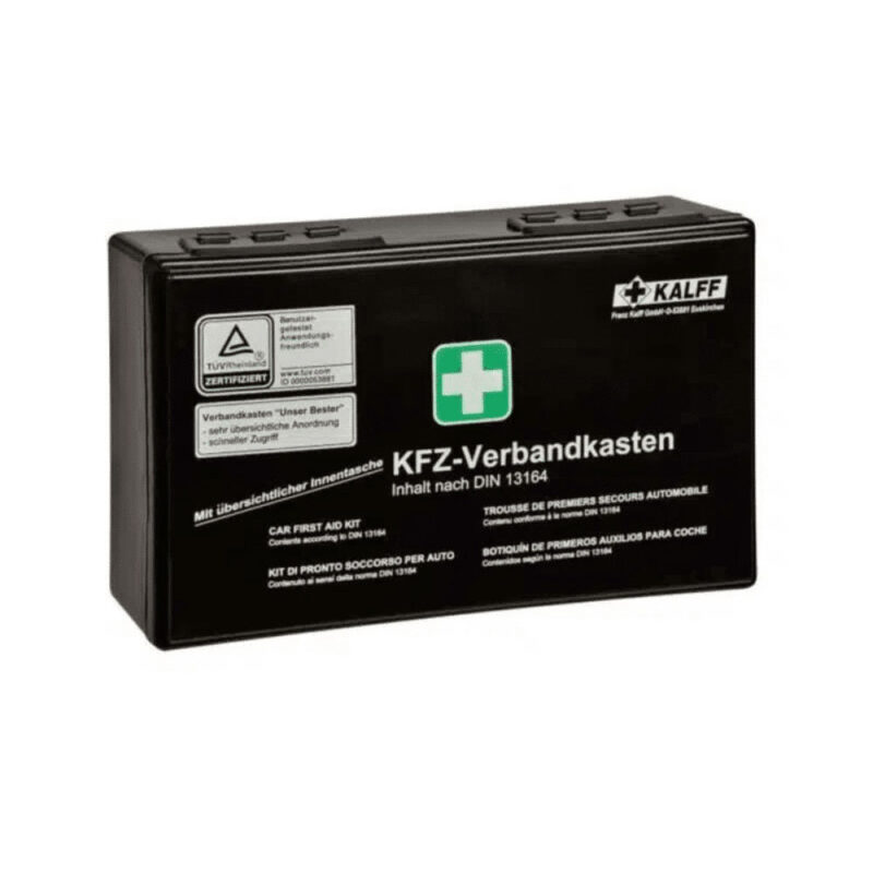 KALFF KFZ Verbandkasten Unser Bester Schwarz