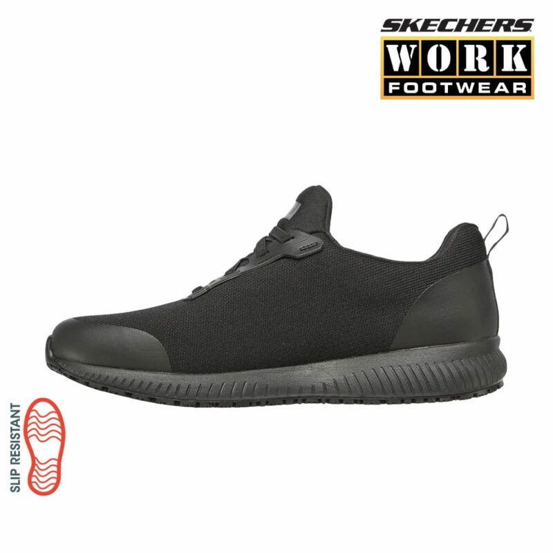 SKECHERS Squad SR Herren-Berufsschuh - schwarz