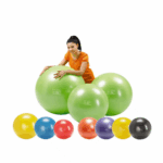 Gymnic Plus Ball Gelb 75 cm – Trainingsübung mit Gymnastikball von Ledraplastic