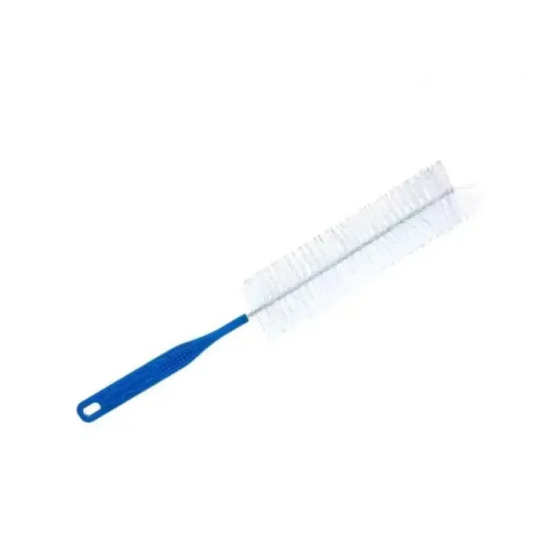 PP Urinflaschenbürste weiß mit blauem Stiel Länge 37cm