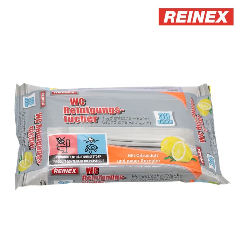 REINEX Feuchte WC-Reinigungstücher