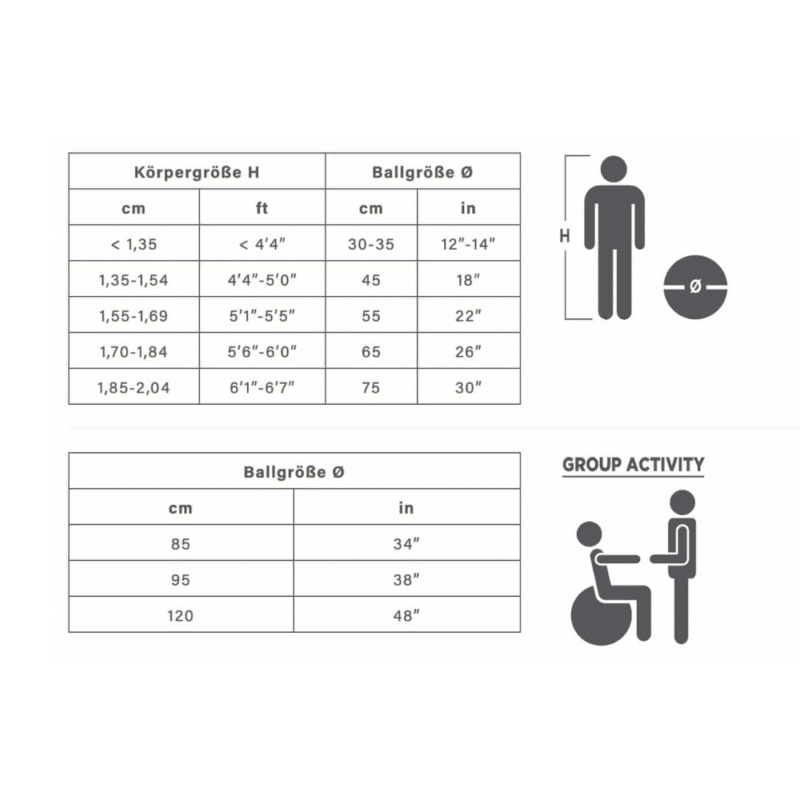 Gymnic Therasensory Ball 65 grün-2