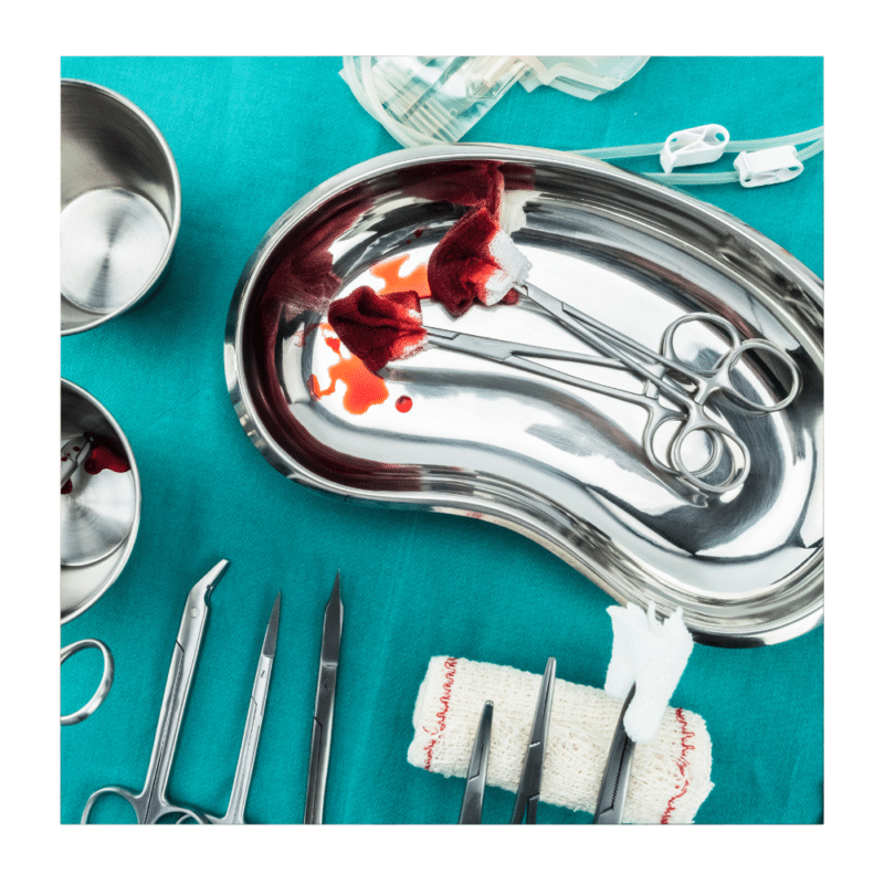 Nierenschale aus Edelstahl