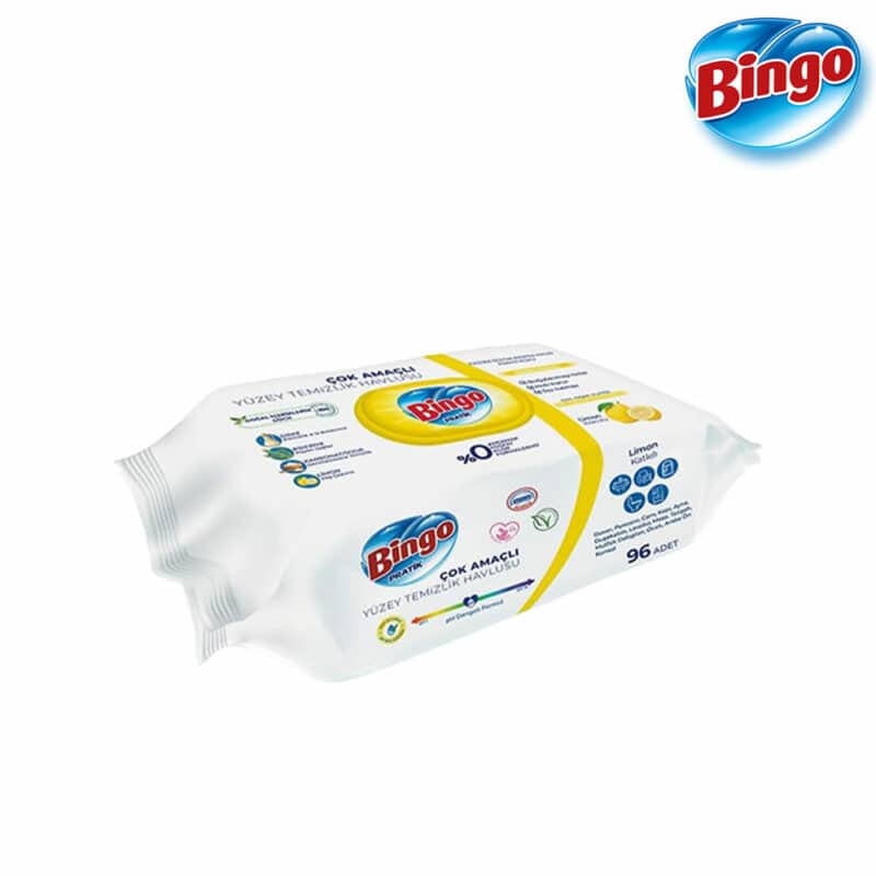 Bingo praktische Oberflächenreinigungstücher - Gelb