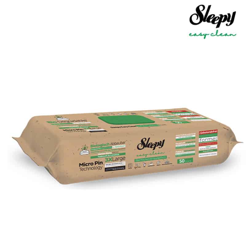 Bio Oberflächen und Böden Reinigungstücher- Grün