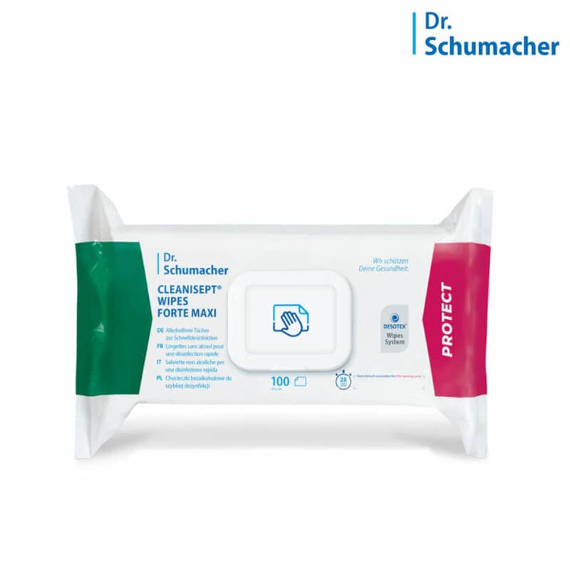 Dr. Schumacher CLEANISEPT® Wipes Forte Maxi Desinfektionstücher Alkoholfrei