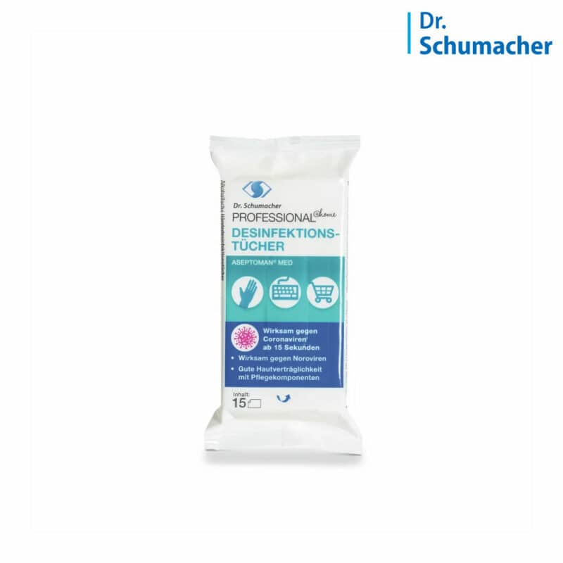 Dr. Schumacher PROFESSIONAL@home Desinfektionstücher ASEPTOMAN® med