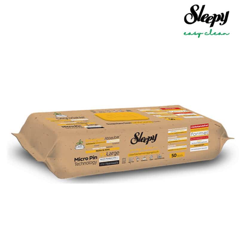 Bio Oberflächen und Böden Reinigungstücher- Gelb