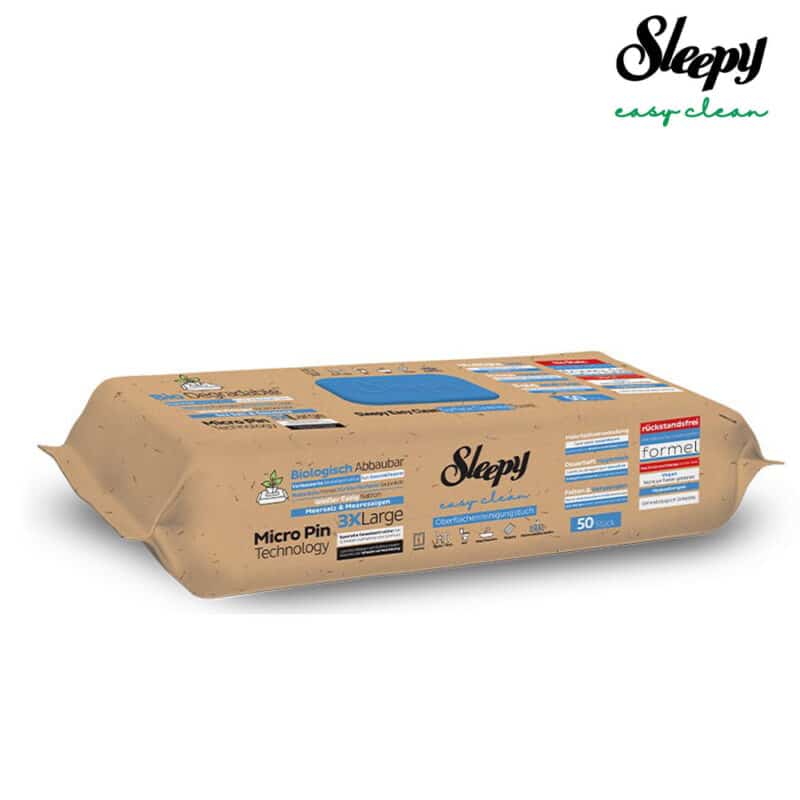 Bio Oberflächen und Böden Reinigungstücher- Blau