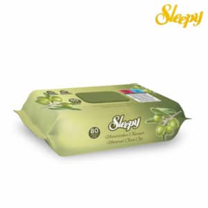 Sleepy Feuchttücher für Babys mit Olivenöl und Baumwolle