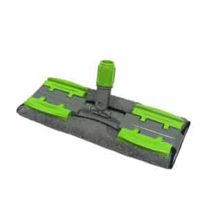 Bodenwischerset mit Teleskopstiel und Mikrofaser - Grün