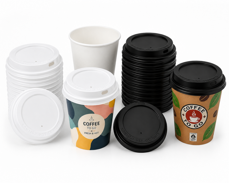 Coffee-to-Go Deckel Weiß 80 mm 50 Stück