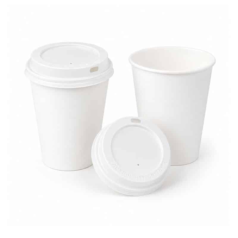 Coffee-to-Go Deckel Weiß 80 mm 50 Stück