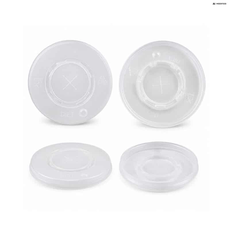 Deckel für Milchshakebecher Ø 9 cm 90 mm 50 Stück