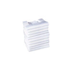 Hemdchentragetaschen HDPE 28 × 14 × 48 cm – weiß