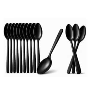 Mehrweg Löffel Schwarz – 100 Stück