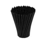 Mehrweg Strohhalme Schwarz 24 cm x 8 mm 250 Stück