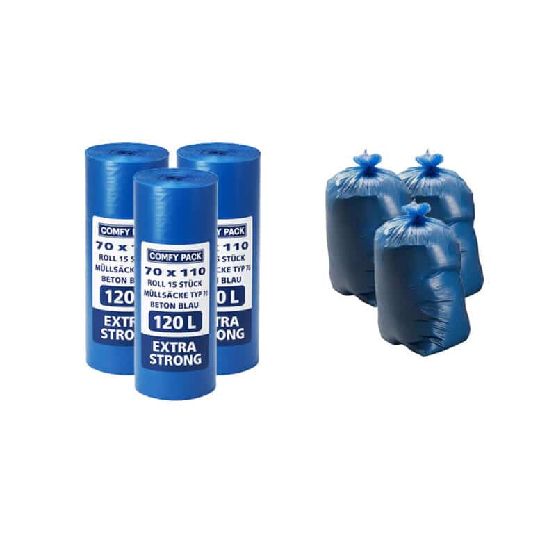 Müllsäcke Typ 70 – 120 Liter – 70×110 cm
