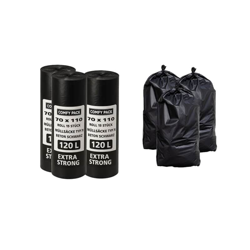 Müllsäcke Typ 70 – 120 Liter – 70×110 cm