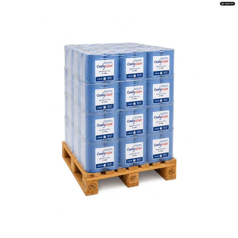 Comfy Professional Putzrollen Blau Palette mit 35 Verpackungseinheiten