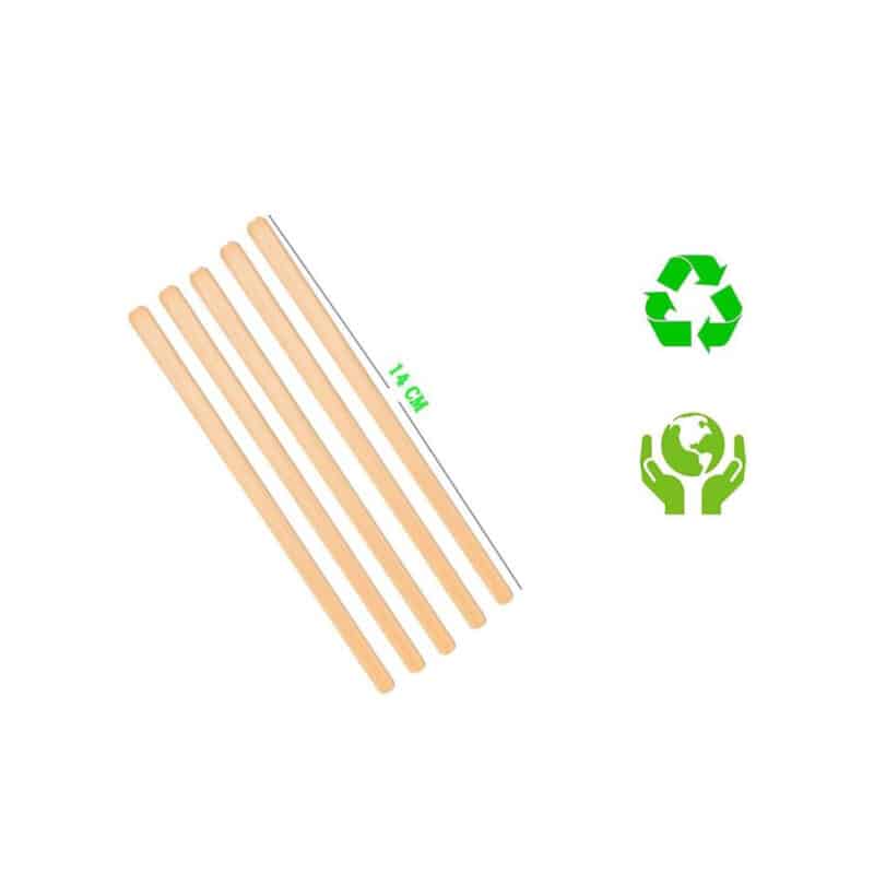 Rührstäbchen Bambus 140 mm