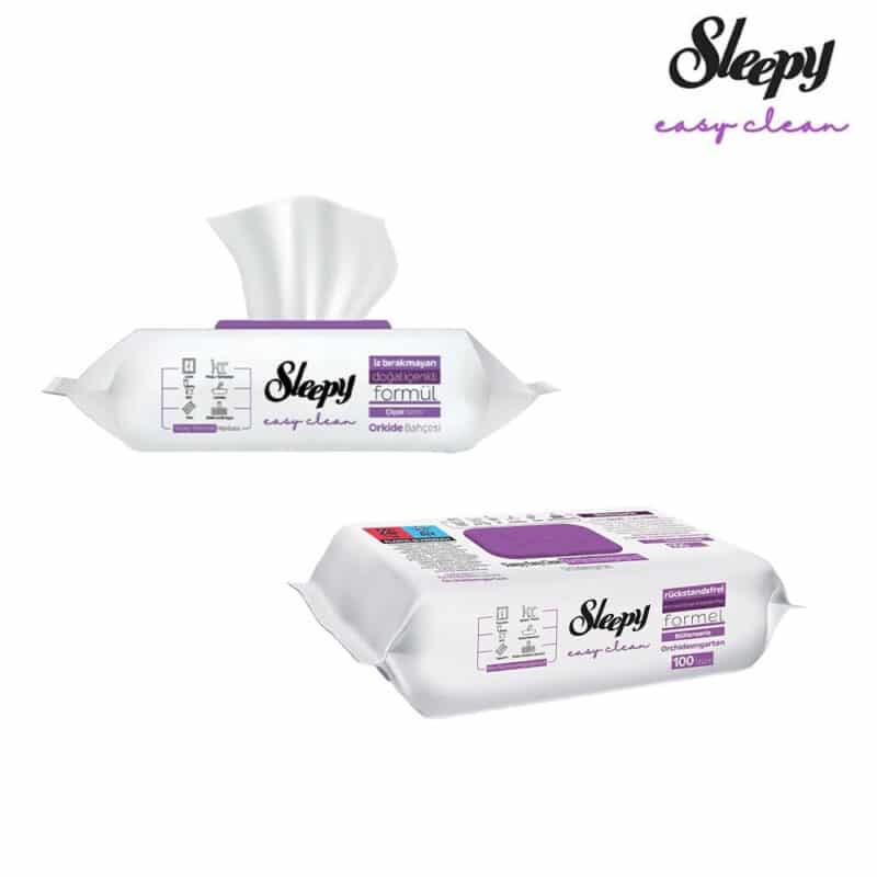 Sleepy Easy Clean Oberflächenreinigungstücher – Lila