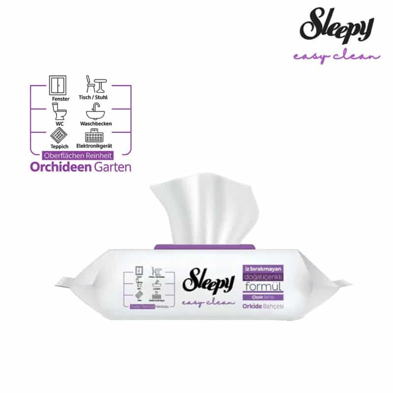 Sleepy Easy Clean Oberflächenreinigungstücher – Lila