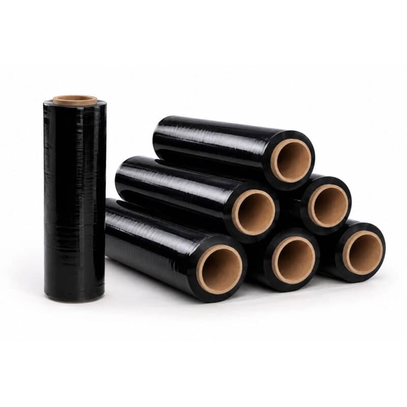 Stretchfolie Schwarz 50 cm