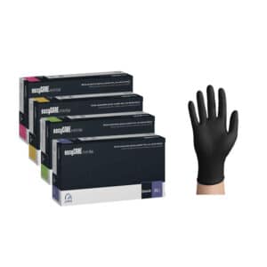 easyCare Nitrile Black Handschuhe
