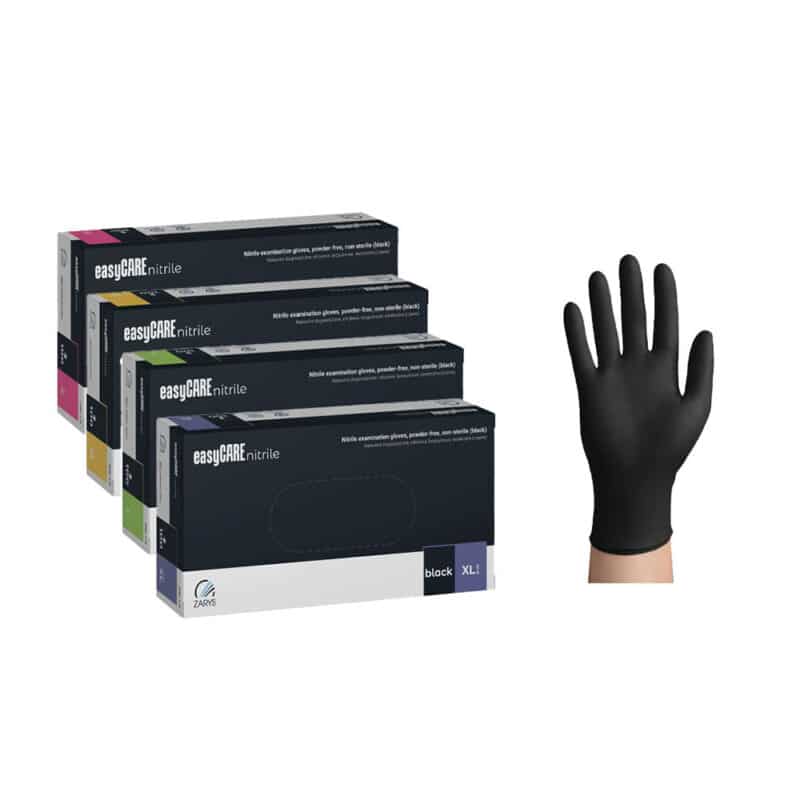 easyCare Nitrile Black Handschuhe