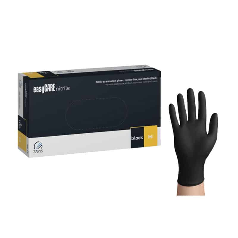 easyCare Nitrile Black Handschuhe
