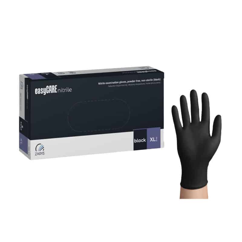 easyCare Nitrile Black Handschuhe