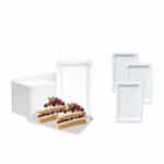 Einweg-Pappteller aus Papier – 13 × 20 cm (250 Stück)