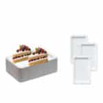 Einweg-Pappteller aus Papier – 13 × 20 cm (250 Stück)