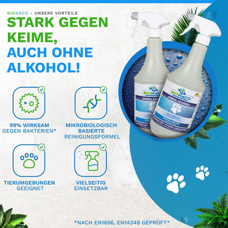 BIONACO Animal Housing Desinfektionsmittel 1 Liter