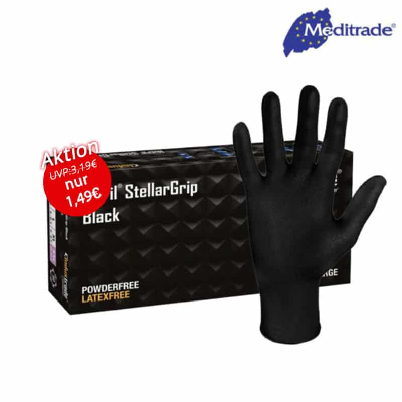Meditrade Stellar-Grip Nitril Handschuhe puderfre