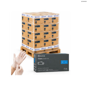 Mercator vinylex powder-free Vinylhandschuhe Palettenangebot mit 840 Boxen