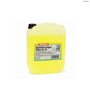 REINEX Sanitärreiniger Zitro R16 10 Liter Badreiniger gelber Kanister