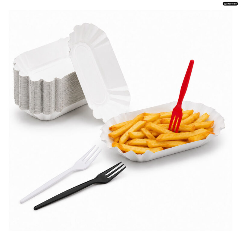 Mehrweg Pommesgabeln für Pommes frites und Snacks