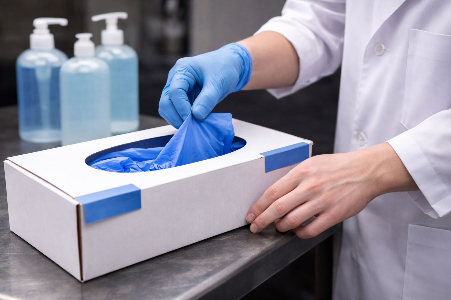 Lieferengpass Einweghandschuhe Schutzkittel kaufen