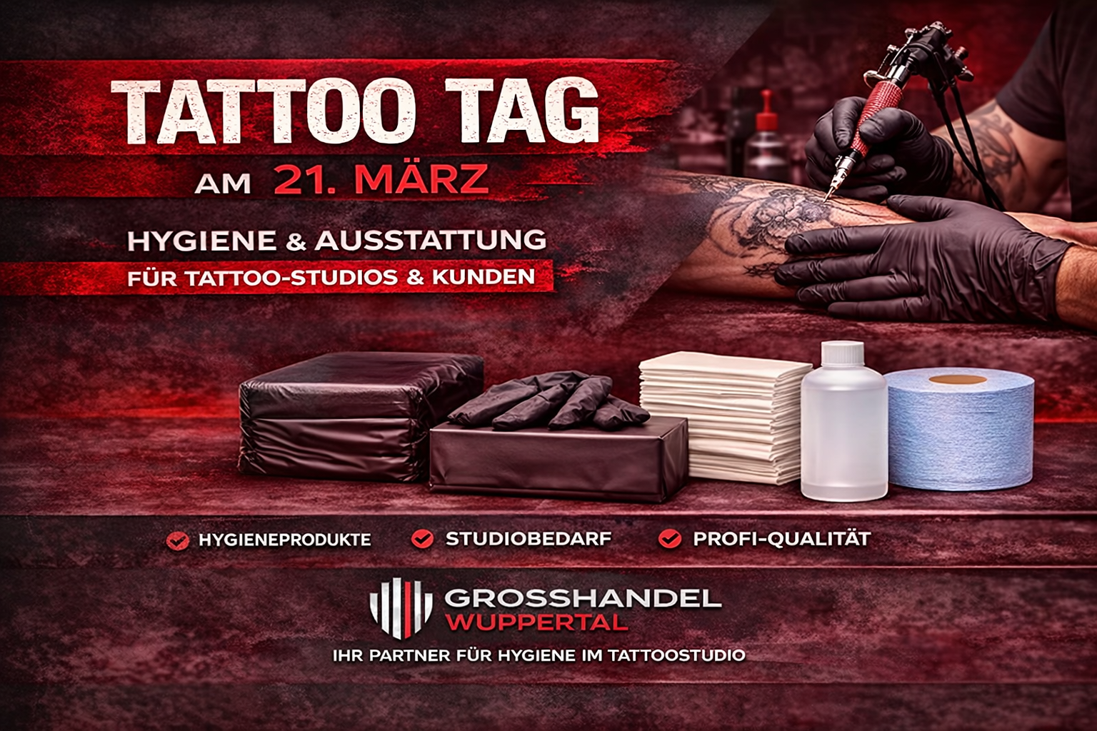 Tattoo Studio Hygiene Produkte kaufen