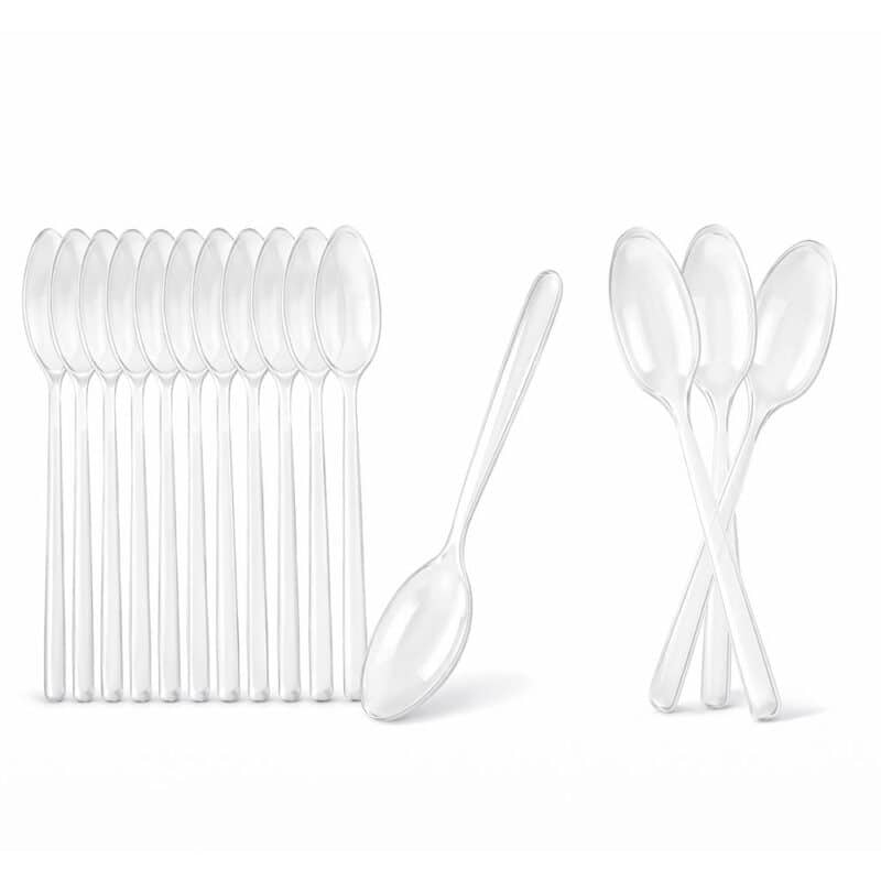 Mehrweg Löffel transparent 100 Stück