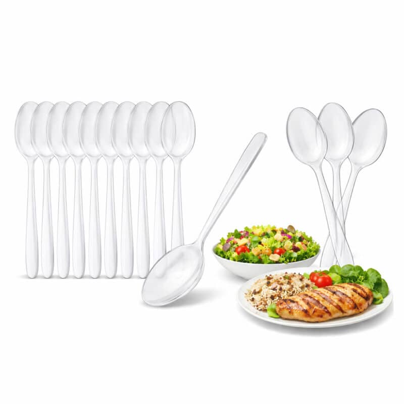 Mehrweg Löffel transparent 100 Stück