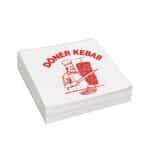 Dönertüten 16x16 cm fettdicht – 500 Stück in Spenderbox