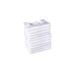 Hemdchentragetaschen HDPE 25 × 12 × 45 cm – weiß