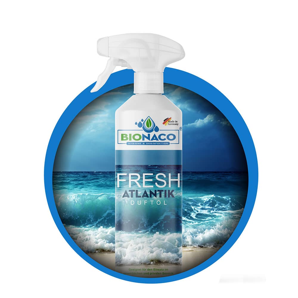BIONACO Duftöl Raumduft - Fresh Atlantik, Fresh Lavendel 500ml Flasche